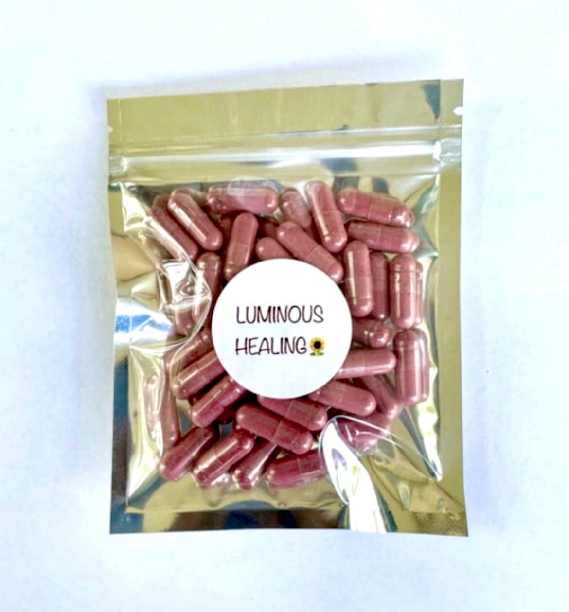 Acai Berry Capsules 500 mg >> 100 vegetarian capsules - Luminous Healing Herbs