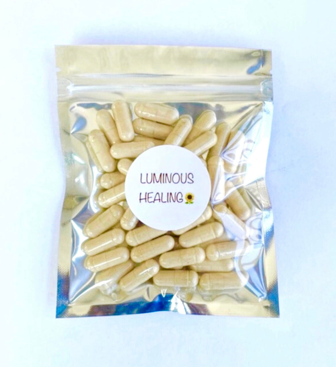 Astragalus Root Capsules 500 mg >> 100 vegetarian capsules - Luminous Healing Herbs