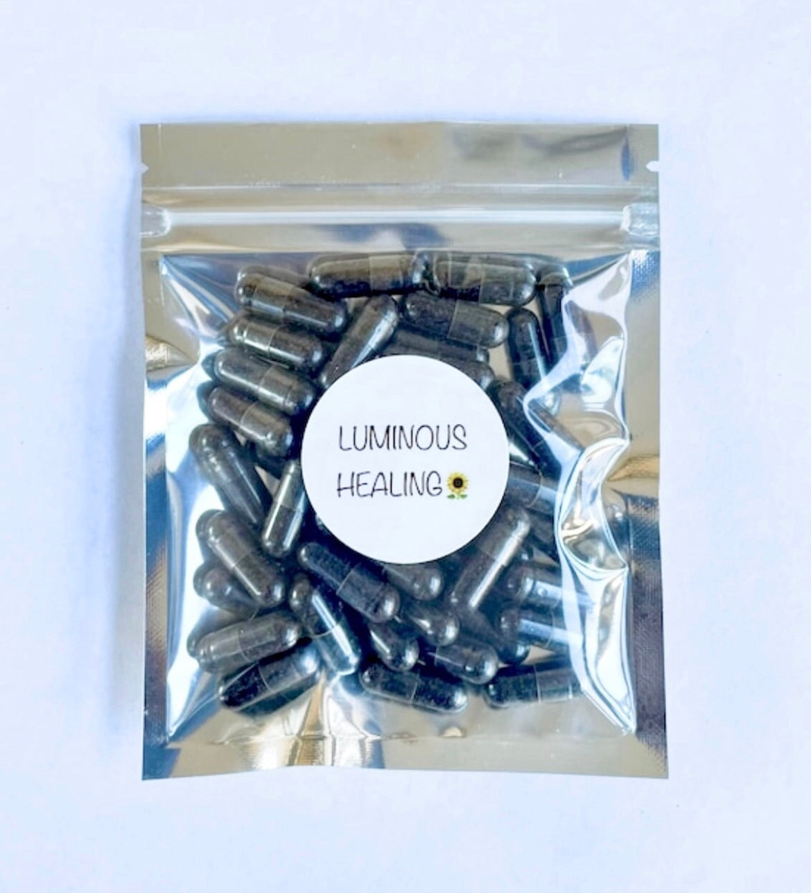 Black Cumin Seed Capsules 500 mg >> 100 vegetarian capsules - Luminous Healing Herbs