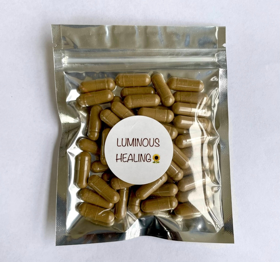 Brahmi (Bacopa Monnieri) Capsules 500 mg >> 100 vegetarian capsules - Luminous Healing Herbs