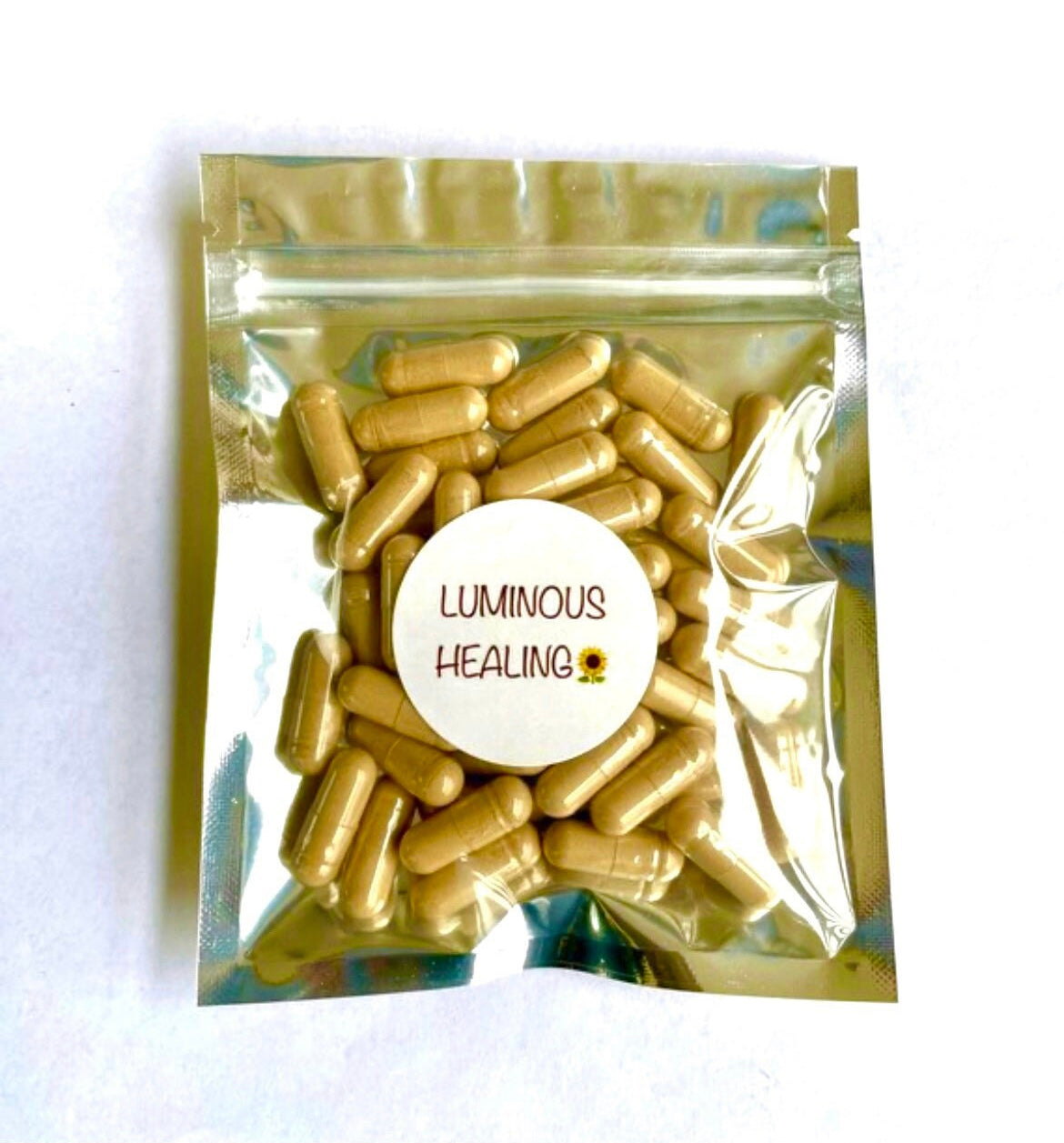 Carrot Powder Capsules 500 mg >> 100 vegetarian capsules - Luminous Healing Herbs