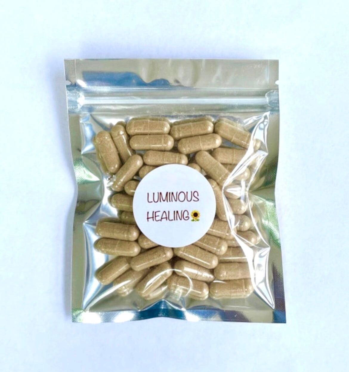 Chamomile Capsules 500 mg >>100 vegetarian capsules - Luminous Healing Herbs